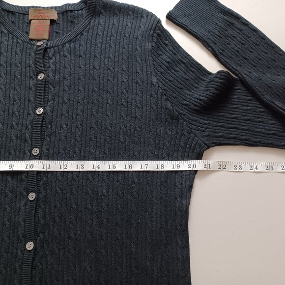 Danier Black Cable Knit Cardigan - Picture 9 of 15